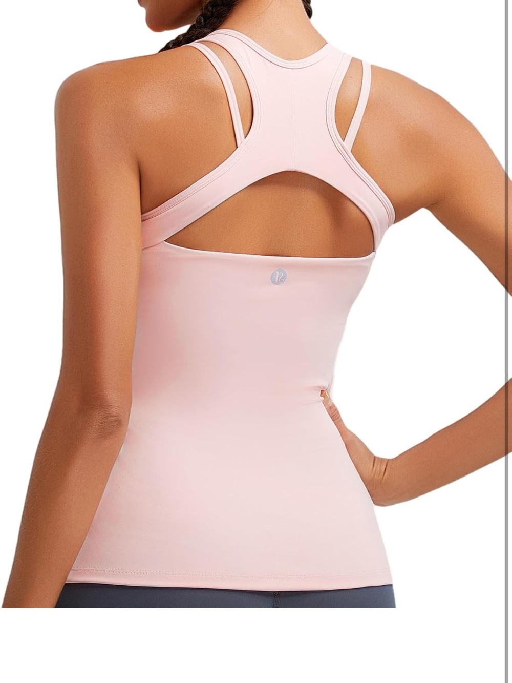 RUNNING GIRL Tank Tops with Built in Bras,Workout Racerback Tank Tops Small S